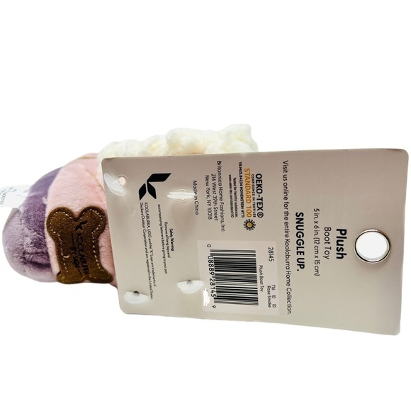 Koolaburra By UGG Plush Sherpa Boot Pet Toy - Picture 5 of 6